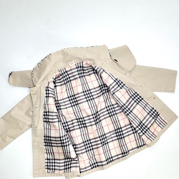 LUBABY classic English style trench coat with cape 12mo - Picture 7 of 8